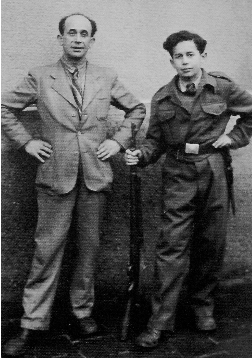 David (Koplowicz) Kane with his father