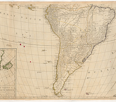 A new map of the whole continent of America divided into North And South And West Indies  wherein are exactly Described The United States Of North Ame
