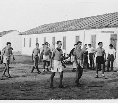 Ferramonti internment camp internee soccer team