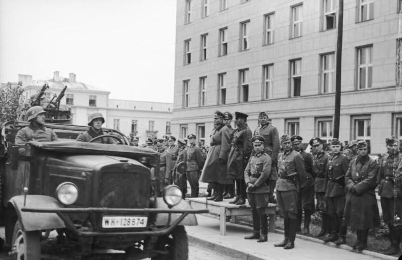 German-Soviet military parade, Invasion of Poland