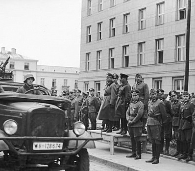 German-Soviet military parade, Invasion of Poland